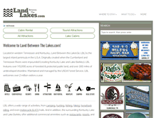 Tablet Screenshot of landbetweenthelakes.com
